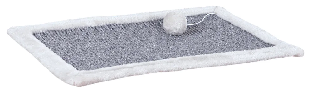 Markenware TRIXIE Kratzmatte Sisal/Plüsch 55 x 35 cm grau